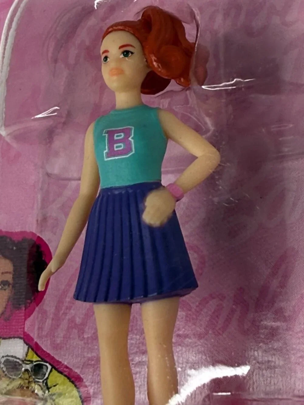 Barbie Mini Figure Cheer Uniform Letter B New